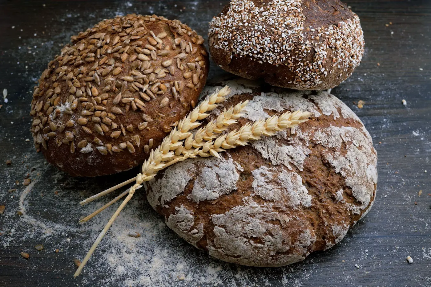 Freshly baked bread and pastries
